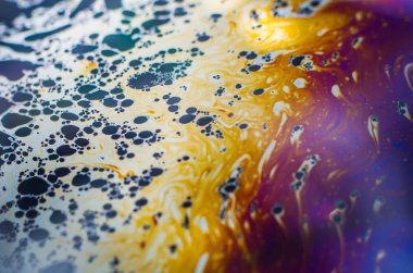 Sabun köpüğü güzel psychedelic soyutlamalar