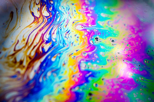 Sabun köpüğü güzel psychedelic soyutlamalar