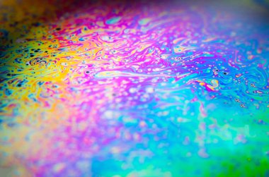 Sabun köpüğü güzel psychedelic soyutlamalar