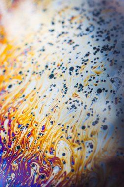 Sabun köpüğü güzel psychedelic soyutlamalar