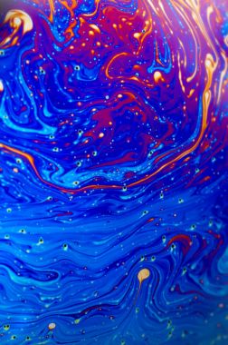 Sabun köpüğü güzel psychedelic soyutlamalar