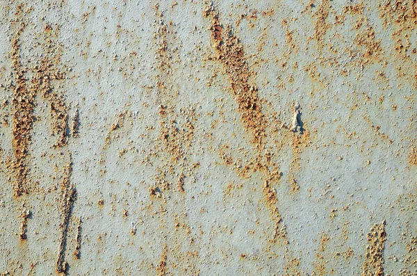 Old paint on rusty metal texture — Stock Photo, Image