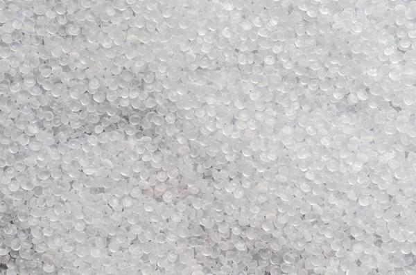Polipropilen granül yakın çekim arka plan dokusu