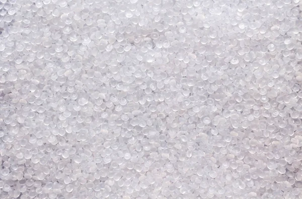 Polipropilen granül yakın çekim arka plan dokusu