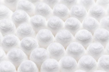 Cotton sticks close-up background texture clipart