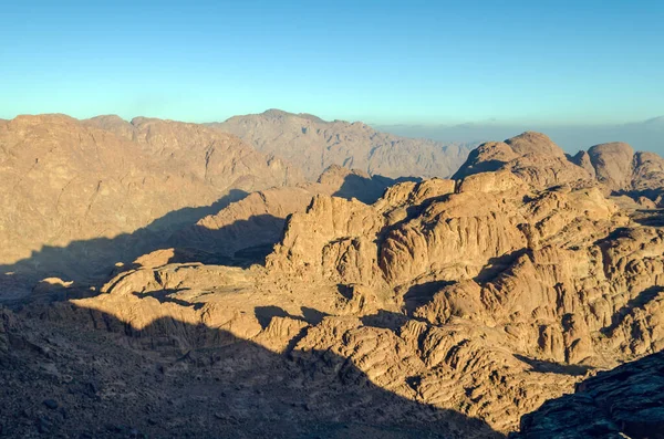 이집트의 산에서 바라본 아름다운 — 스톡 사진