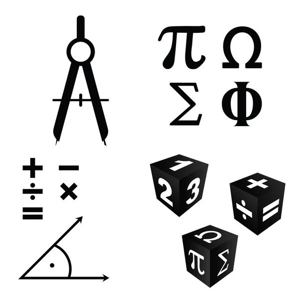 Sinais Algébricos & Símbolos Da Matemática Ilustração do Vetor - Ilustração  de raiz, menos: 107372454