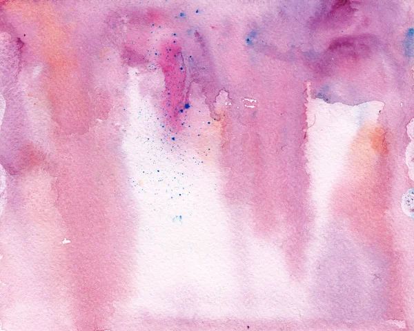 Mão desenhada textura aquarela rosa. — Fotografia de Stock
