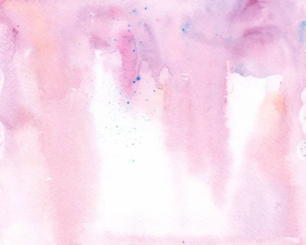 Mano disegnato texture acquerello rosa. — Foto Stock