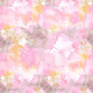 Soyut suluboya seamless modeli ile boya renkli yıkar