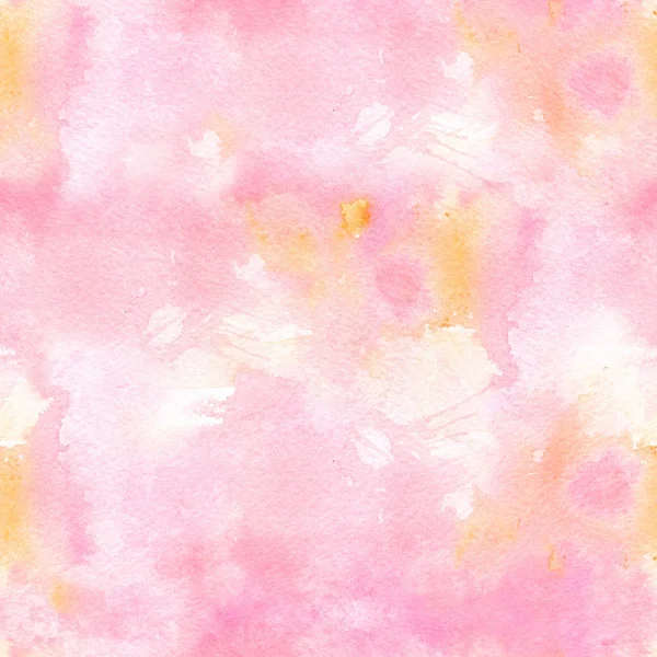 Abstract watercolor seamless pattern with colorful washes of paint — Stock Photo, Image