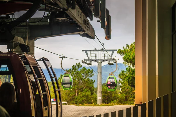 Seilbahn auf dalat — Stockfoto