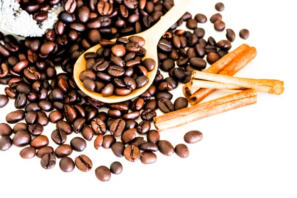 Kavrulmuş kahve çekirdeği.