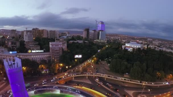 Square of Heroes in Tbilisi — Stock Video