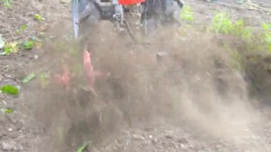 Tarım makine Close-Up yetiştirmek yeşil alan