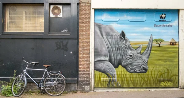 Amsterdam Niederlande Januar 2017 Stadtansichten Von Straßen Amsterdam — Stockfoto