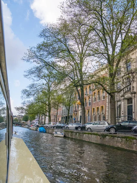 Amsterdam Nederland Januari Circa 2017 Straat Van Amsterdam Winter — Stockfoto