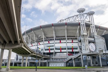 Amsterdam, Hollanda - Ocak, 2017: futbol stadyumu Amsterdam, görünüm 