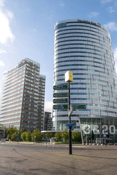 Amsterdam Nederländerna Januari Circa 2017 Modern Byggnad Amsterdam — Stockfoto