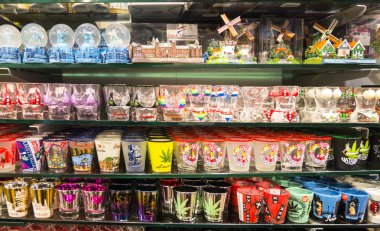 Amsterdam, Hollanda - Ocak, 2017: görünüm Amsterdam Shop