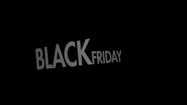 Чёрная пятница — стоковое видео