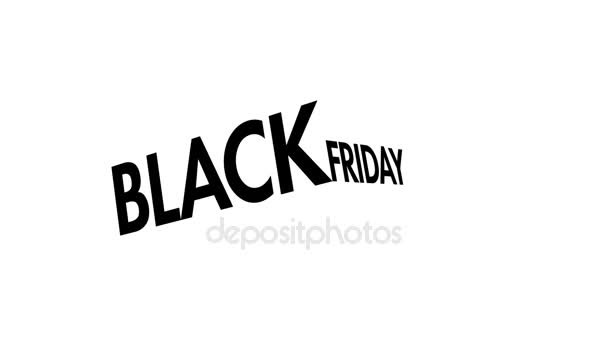 Black Friday Försäljning — Stockvideo