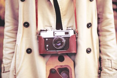 Retro fotoğraf makinesi