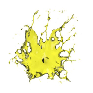 Splash petrol 3d çizim