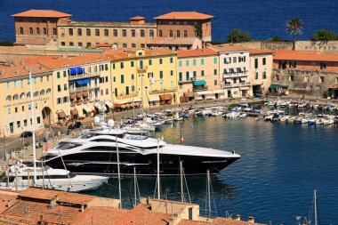 Bağlantı noktası şehrin doğal gösterimine kartpostal