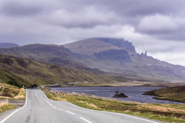 Alter mann von storr, highlands, isle of skye, scotland. — Stockfoto