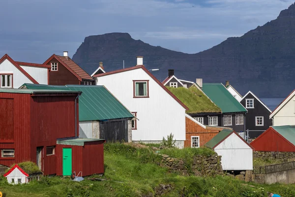 Gjogv, Feröer-szigetek, Dánia — Stock Fotó