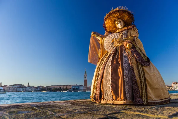 Der berühmte Karneval in Venedig, Italien — Stockfoto