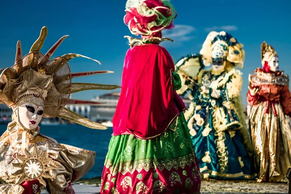 Der berühmte Karneval in Venedig, Italien — Stockfoto