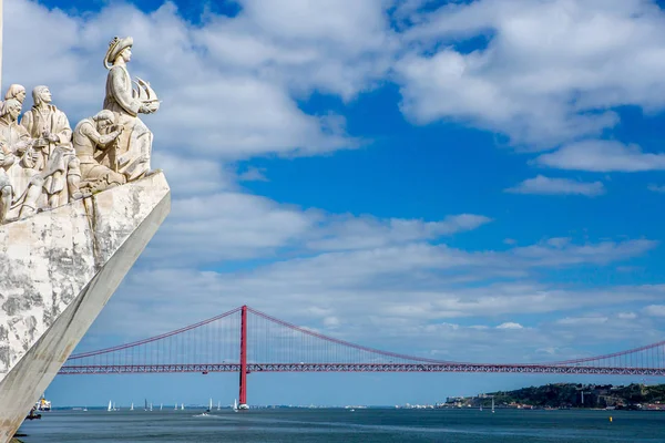 Denkmal für die Entdeckungen von Belem. Lissabon. portugal. — Stockfoto