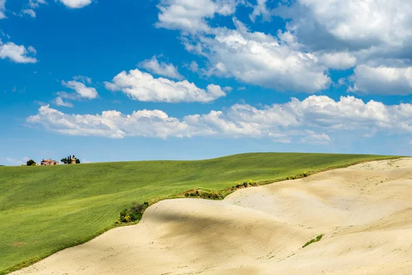 Tuscany Landscape Hills Cloud Sky Val Orcia — Stock Photo, Image