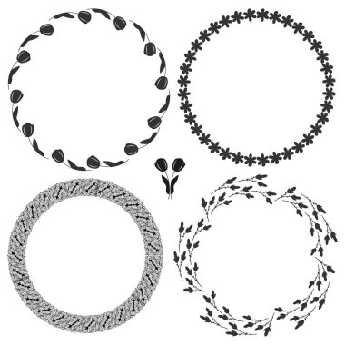 Cenaze çerçevelerde zarif stili. Beyaz bir arka plan üzerinde metni vektör tasarım öğesi. Siyah koleksiyonu. 