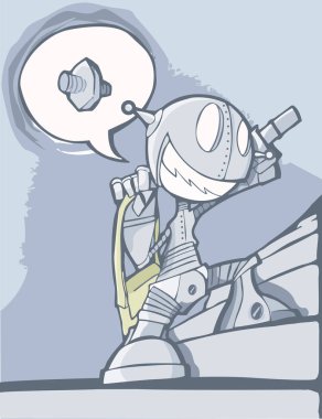 Çok hevesli bir robot