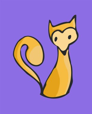 sevimli küçük tilki