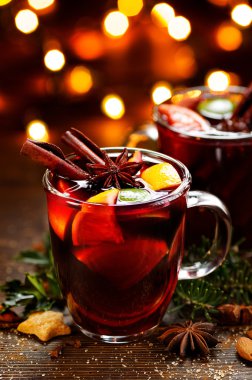 Noel, kırmızı şarap.