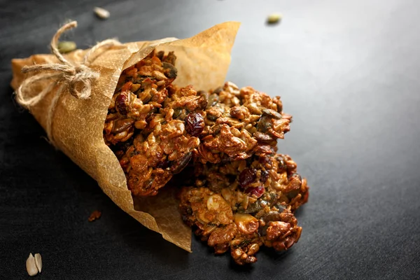 Muesli 쿠키, 맛 있는 하 고 건강 한 음식 — 스톡 사진