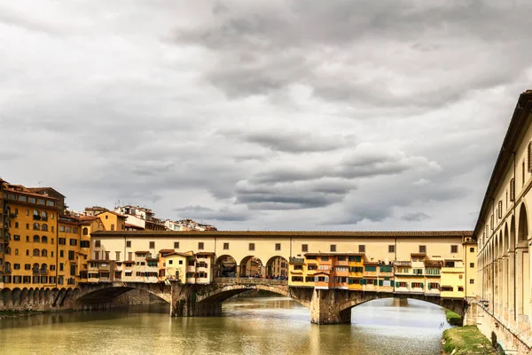 views of the most oldest bridge of Florence - Ponte Vecchio