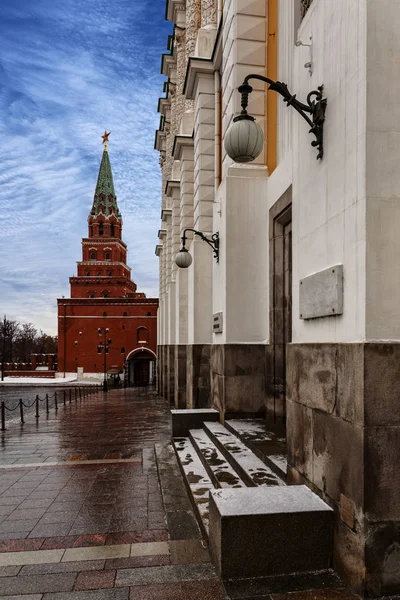 Κρεμλίνο Της Μόσχας Είναι Κύριο Κοινωνικό Και Ιστορικό Συγκρότημα Της — Φωτογραφία Αρχείου