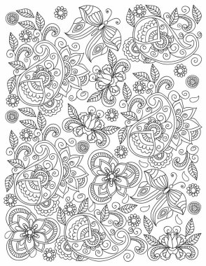 Yetişkinler için mandala boyama sayfaları
