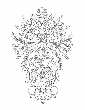 Yetişkinler için mandala boyama sayfaları