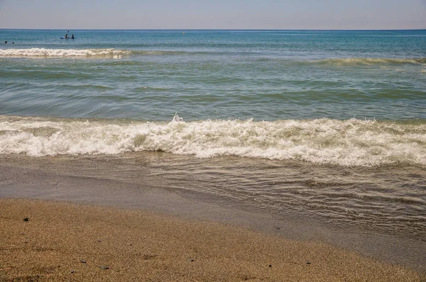 Het uitzicht op de Middellandse Zee in Malaga. — Stockfoto