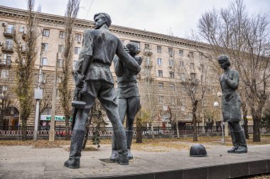 Volgograd, Rusya Federasyonu - 20 Kasım 2016.: anıt 