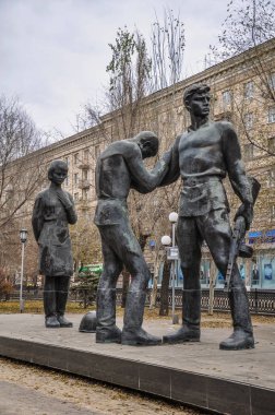 Volgograd, Rusya Federasyonu - 20 Kasım 2016.: anıt 