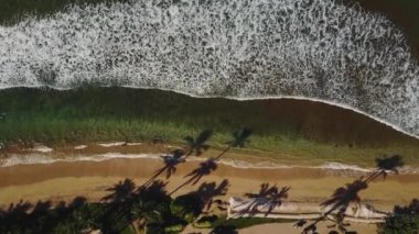 maui, hawaii resort yakınlarındaki temiz kum plajındaki dalga tropikal doğa ile patlama