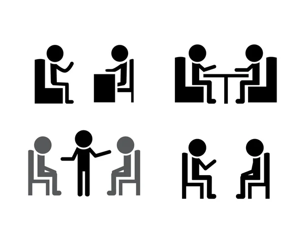Set of Consulting icons, vector — Stock Vector