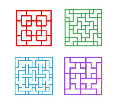 Kare Çin tasarlamak pencere çerçeve kümesi